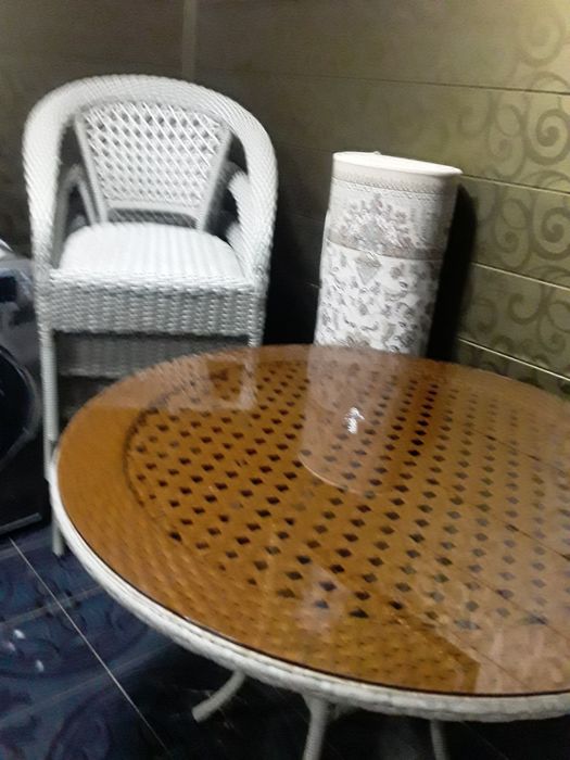 Ратан стол стул арзон нархда