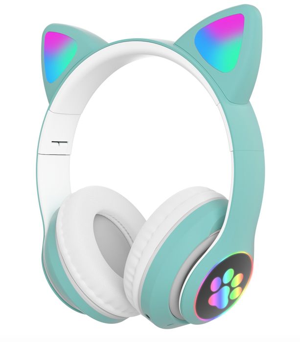 Оригинальные беспроводные наушники с кошачьими ушками Cat