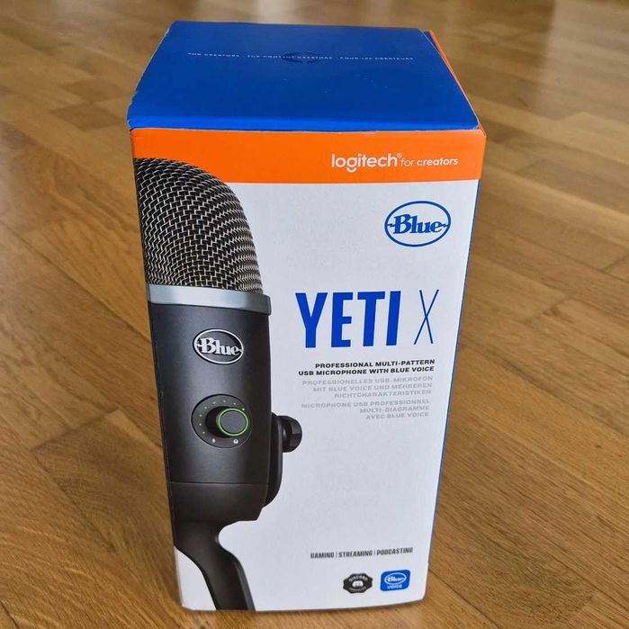 Blue Yeti X - Microfon USB profesional pentru streaming/podcast