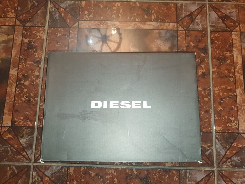 Sandale Diesel albe de piele