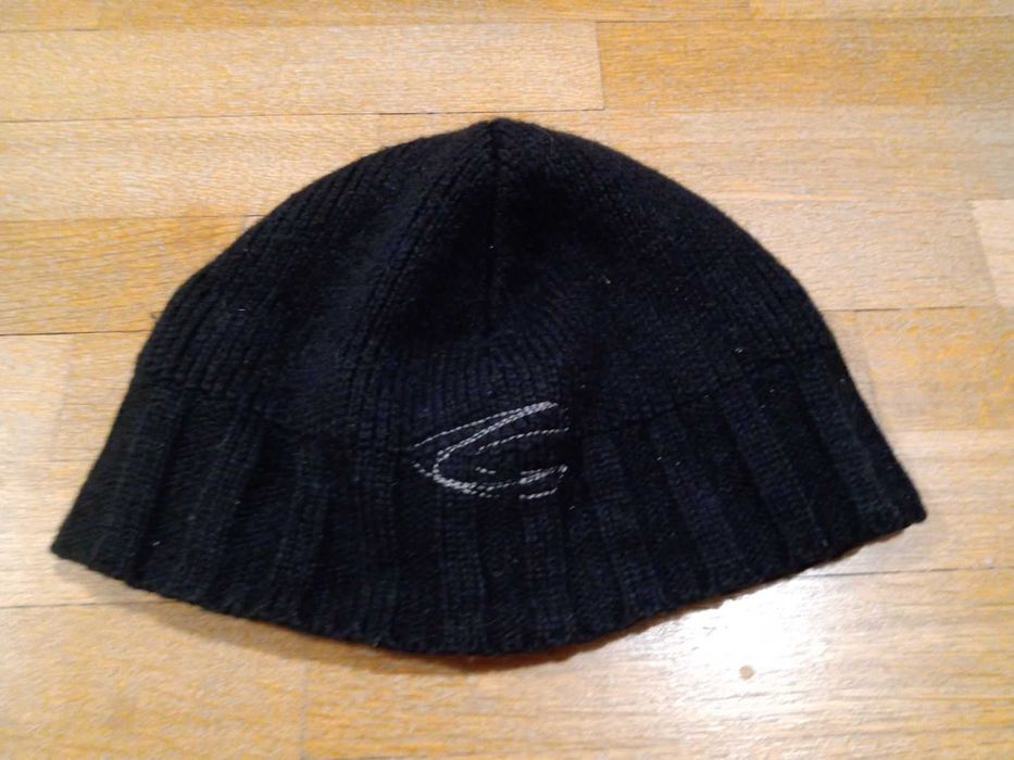 Camel Active вълнена шапка Windstopper зимна черна вълна перфектна