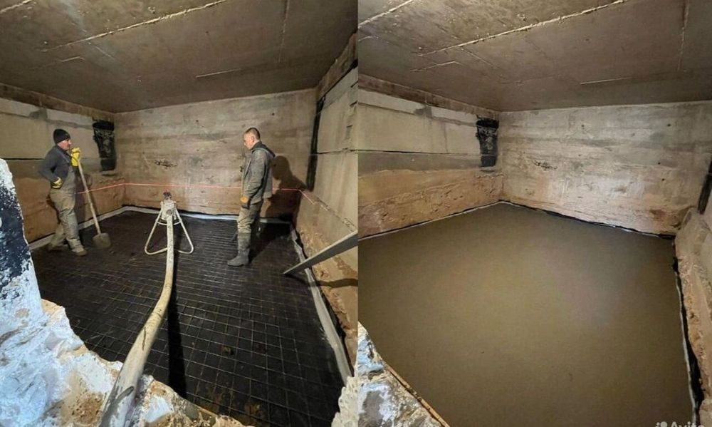 Полусухая стяжка пола