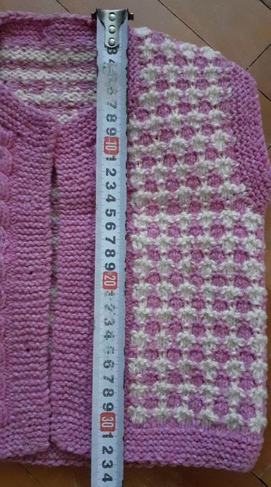 Нови ръчно плетени зимни вълнени блузи, елек детски вълнени чорапи