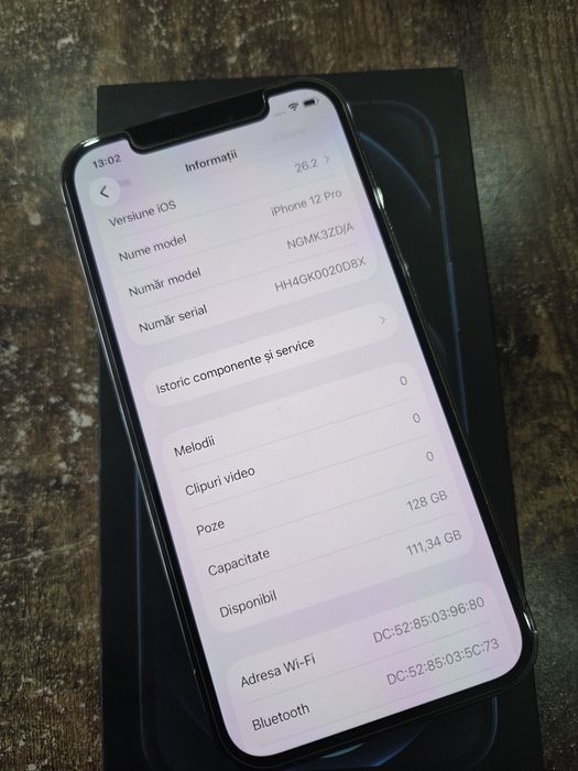 iPhone 12 Pro Graphite 128 gb