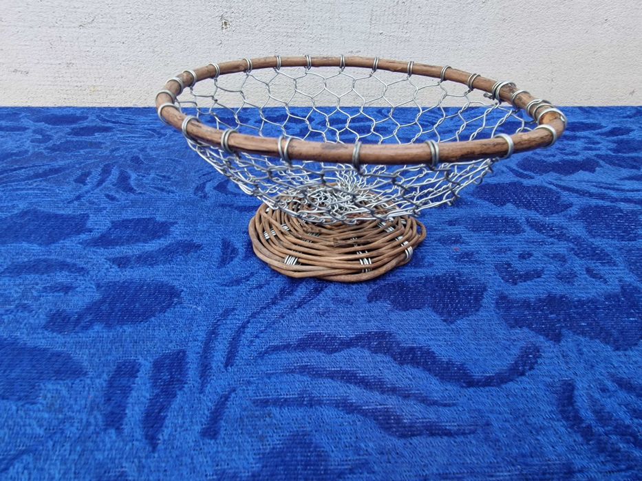 Cos pentru fructe paine, impletit, oval, 20 x 7 cm