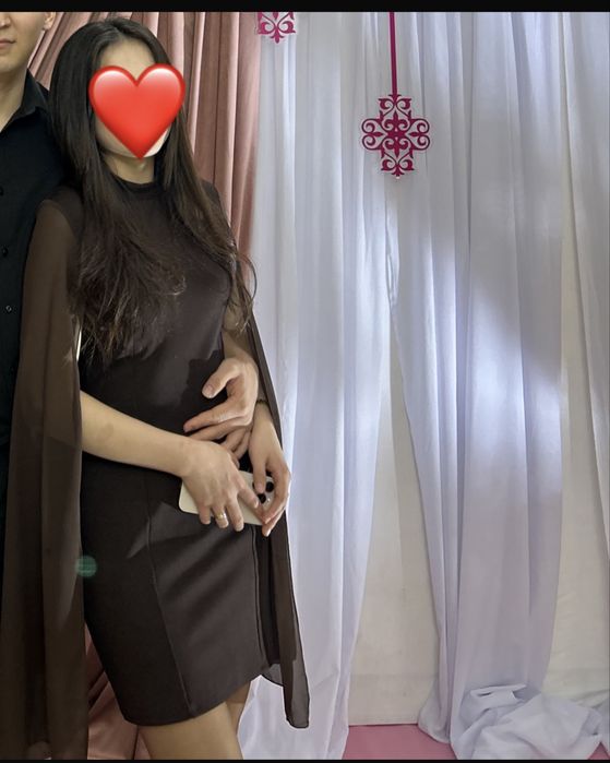 Продам платье коричневый