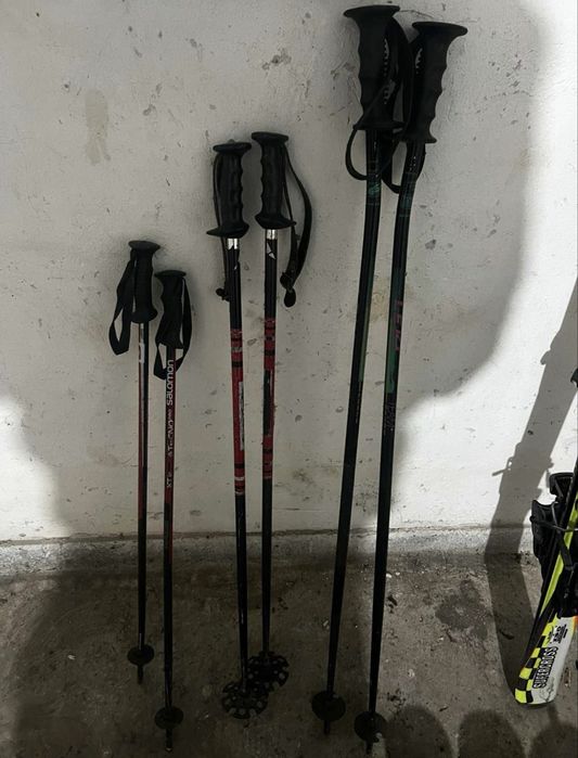 Ски с щеки и ски обувки