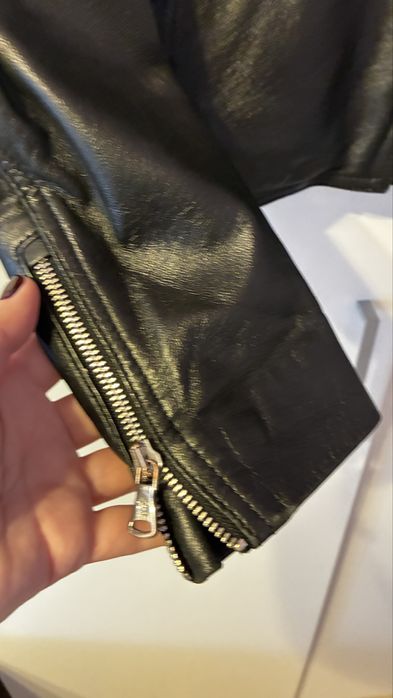 Geaca de piele Massimo Dutti