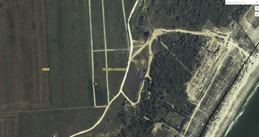 Vand teren Corbu, la limita biosferei, primul lot de pe mal