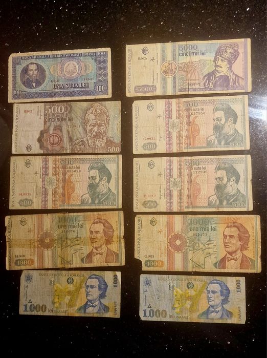 Bani vechi / Bancnote românești de colecție