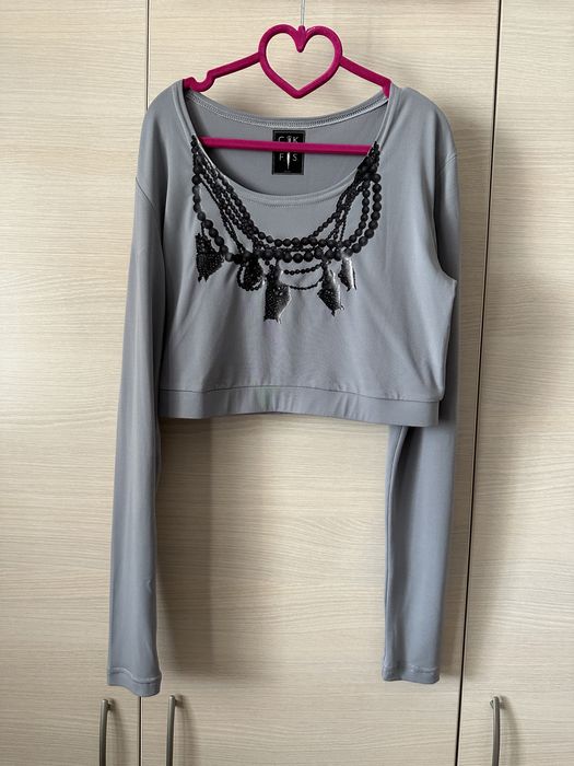 Комплект разтегателни блуза и пола CK Fashion S/ С размер