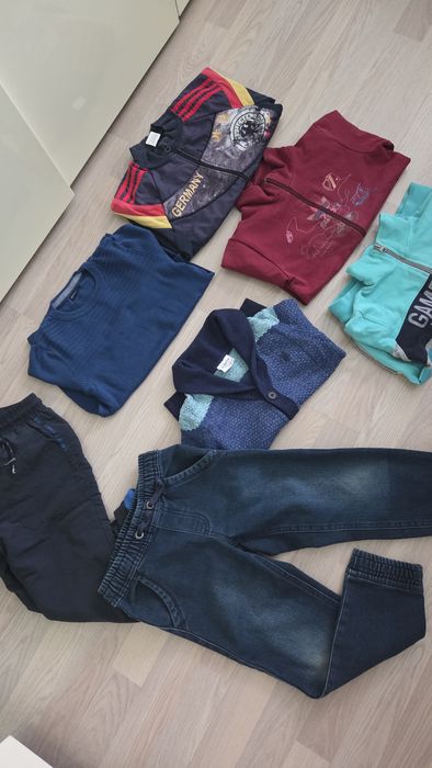 Лот дрехи и якета есен зима US Polo, HM, LC Waikiki  122 см  Tommy Hilfiger