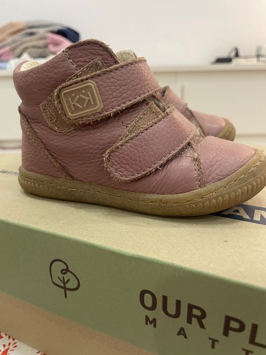 Кожени обувки за момиче 21 р. Колев и Колев есен-зима