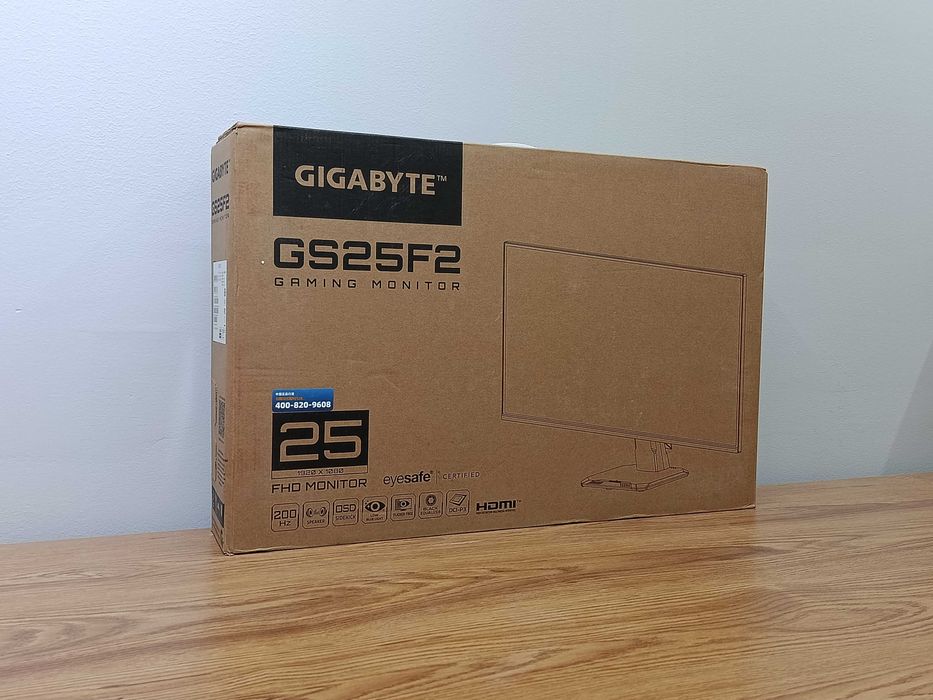 Gigabyte - 25" GS25F2-EK IPS, 200hz, 1mc, FHD (1920x1080), HDMI, DP