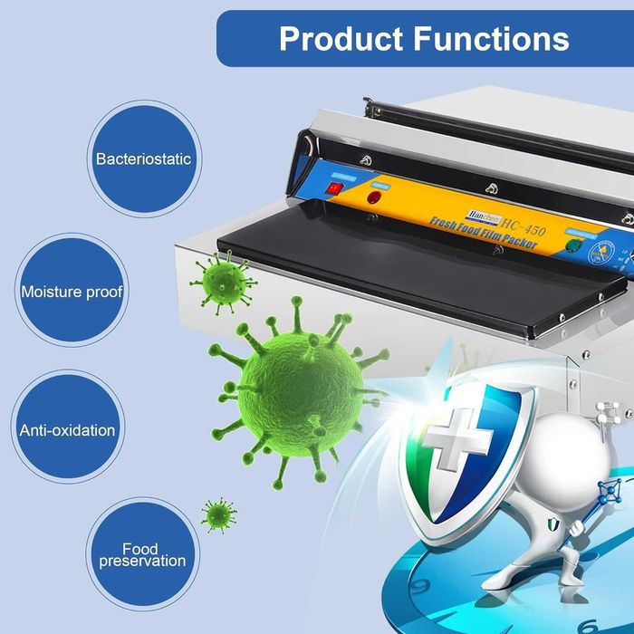 Mașină de ambalat alimente- Mașină de  înfoliat manual