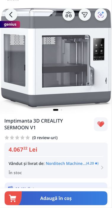 Imptimanta 3D Creality Sermoon V1