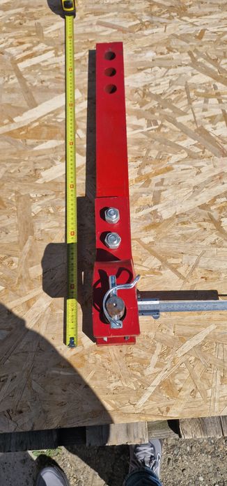 Bara remorca remorcare gura de Lup  tractor case mx claas etc preț 385