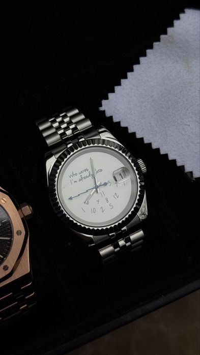 Ceas Seiko Datejust Who Cares I'm already Late Mod Automatic NH35