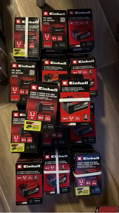 2 Acumulatori Einhell 5,2 ah noi