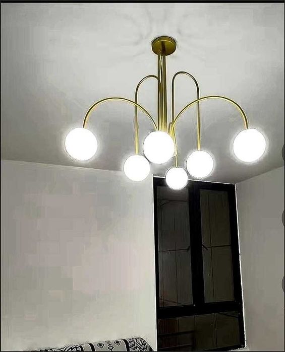 Люстра Золотом цвете