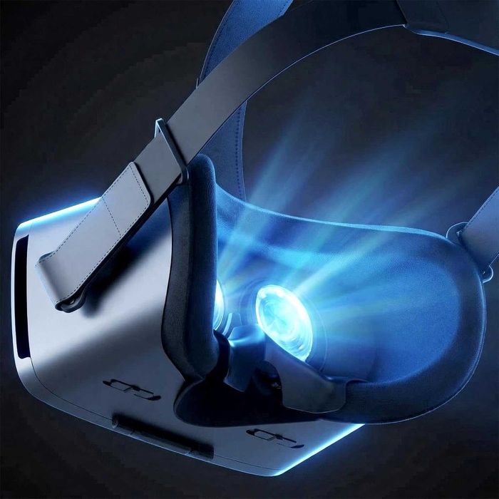 DESTEK V5 VR слушалки за телефон, 110°FOV HD антисини лещи за защита на очите
