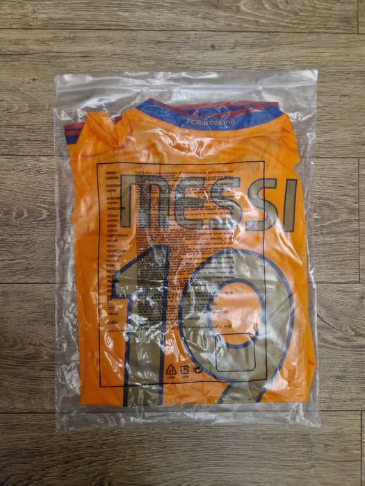 Tricou fotbal Barcelona 2006/07 away Messi #19 patchuri LaLiga