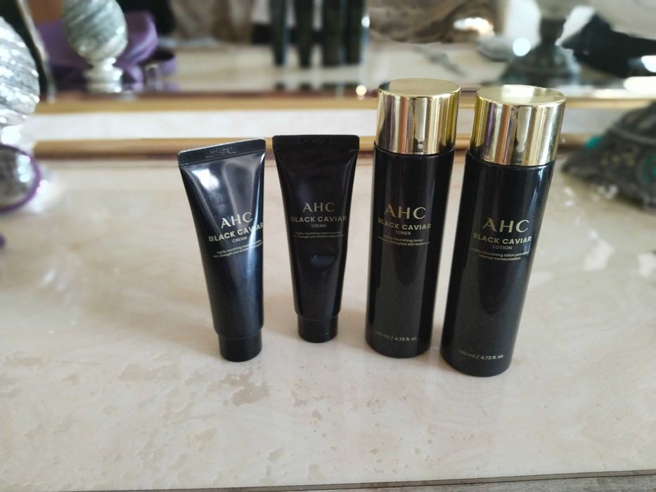 AHC black caviar set корейская косметика