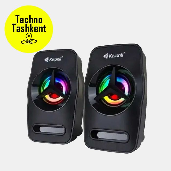 Kомпьютерные колонки Kisonli L3030, RGB (Dostavka Bor)