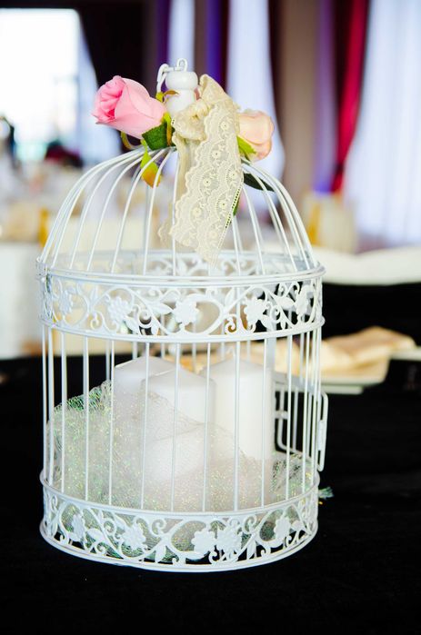 Casuta bani/Colivie fier forjat