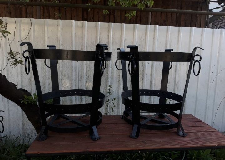 Jardiniera cadru masa fier forjat