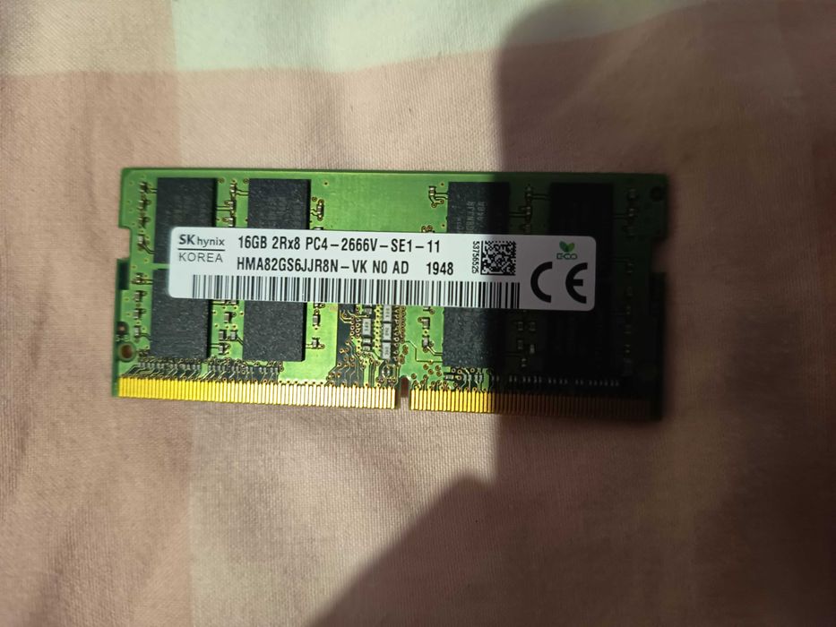 Placuta rami laptop, 16gb ddr4 2666 mhz, Sk Hynix, laptop sau mini pc