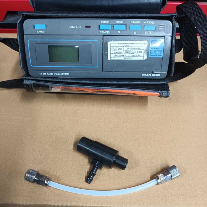 RIKEN KEIKI FI-21 analizator/indicator de gaz anestezie portabil.
