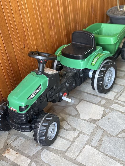 Детски трактор с ремарке