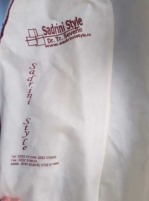 Rochie de mireasă M din tafta alba