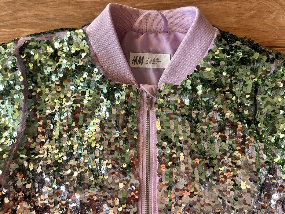 Jacheta paiete H&M fetite 6-7 ani