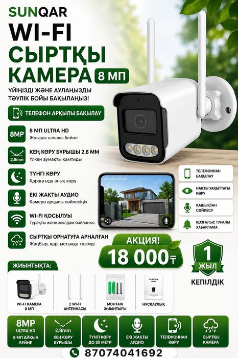 Видеонаблюдение камера