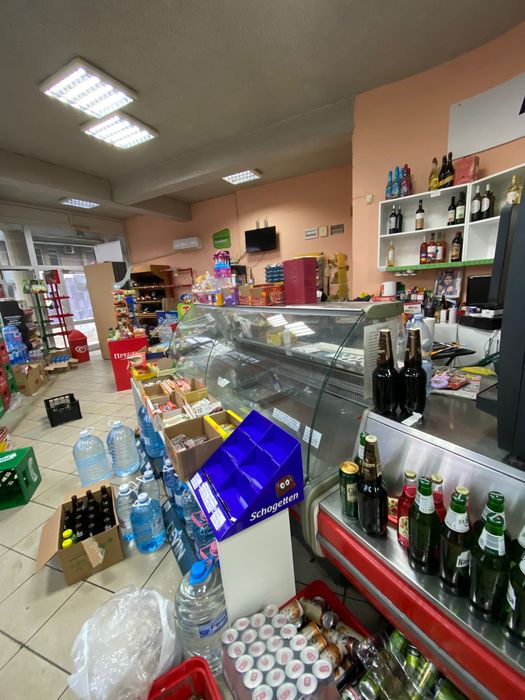 Хладилна витрина за магазин,ъглова