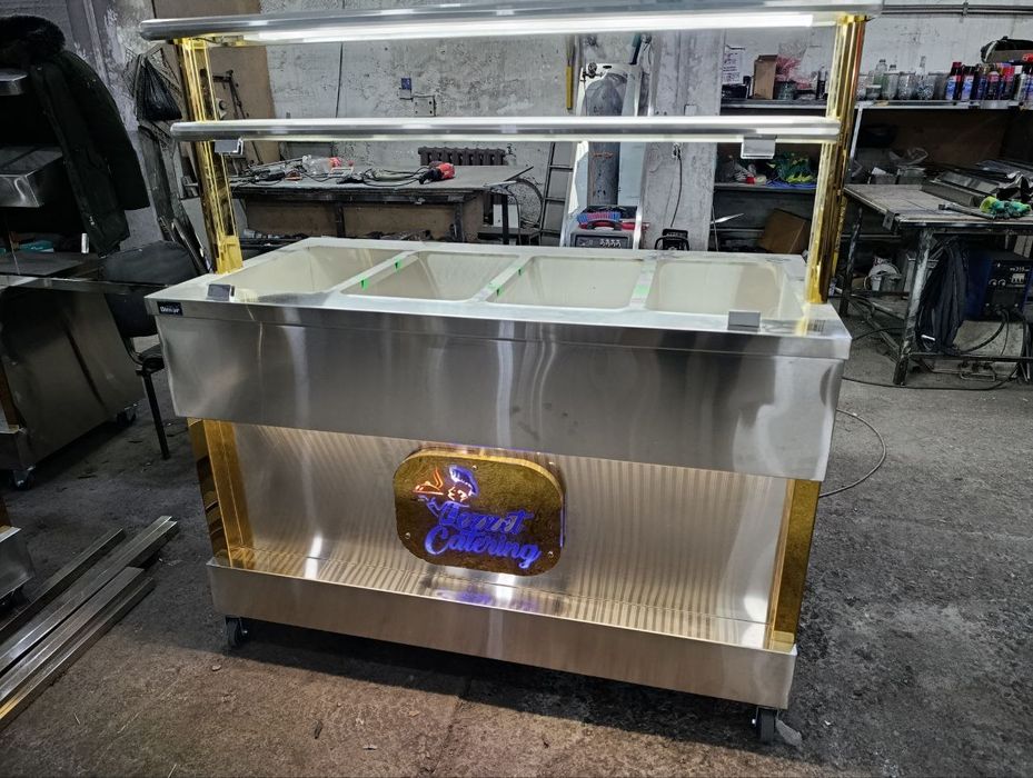 Линия раздачи из нержавейки