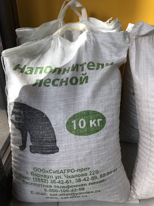 Выгодный древесный наполнитель 10 кг для туалета!