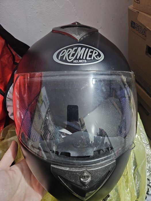 Casca moto Premier marimea S + manusi