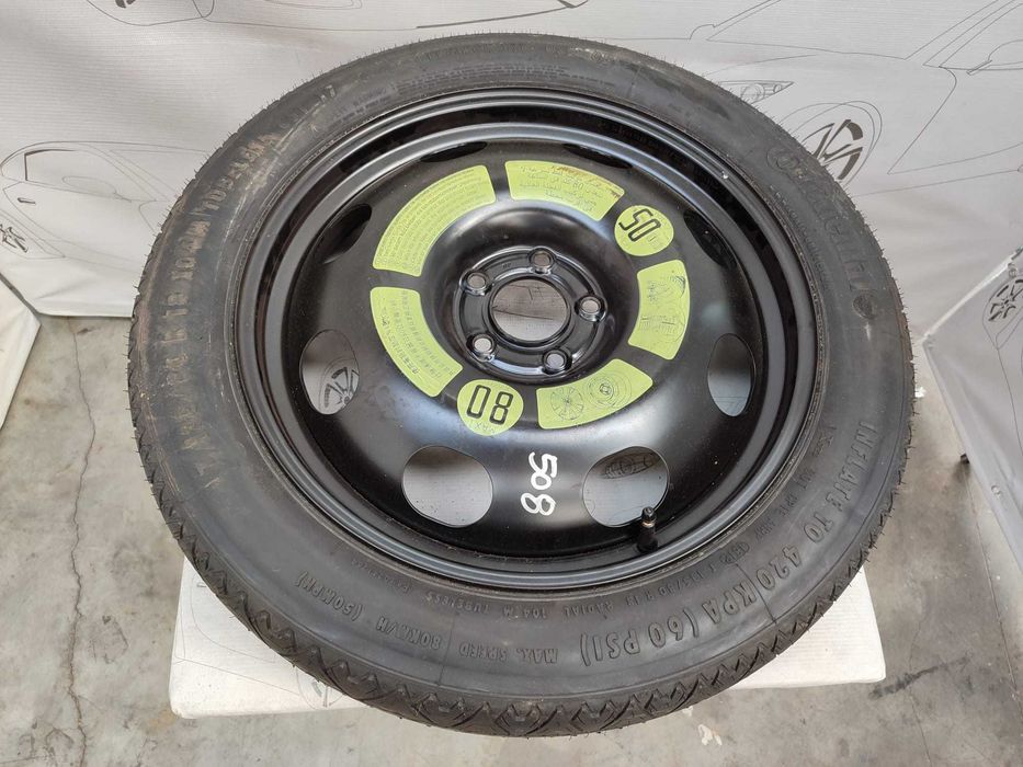 Roată de rezervă slim 5x108 135/80 R18 DOT 1612 Peugeot 508 (2011-2018) Cod:PS518001 (3D)