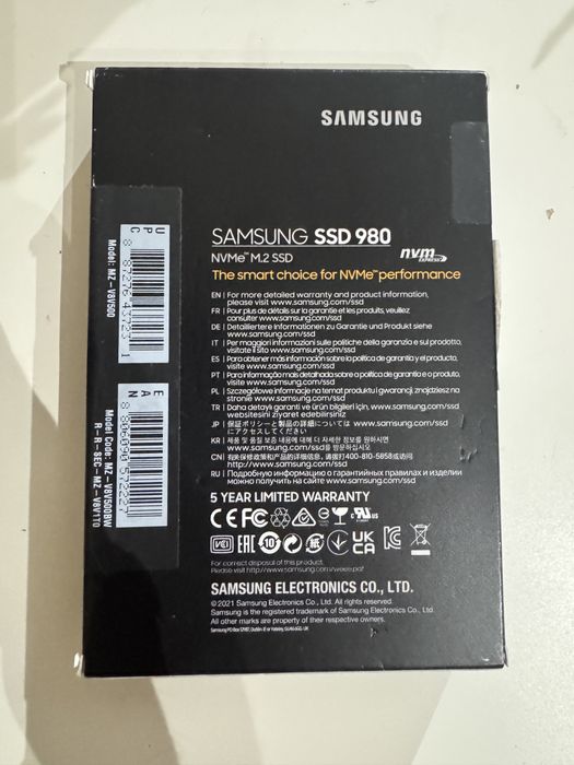 SSD Samsung M.2 NVMe 500GB NOU!