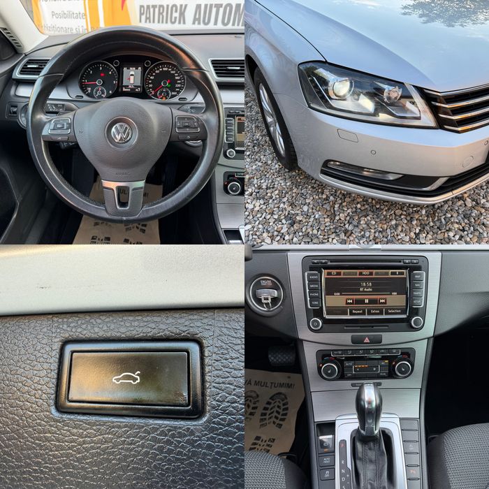Vw Passat B7 2.0 diesel/Dsg/Bi-xenon/Led/Portbagaj electric/Garantie