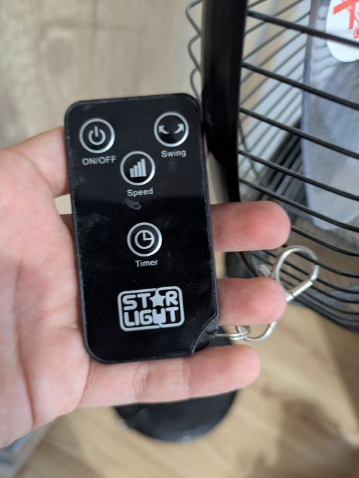 Star light ventilator cu telecomanda
