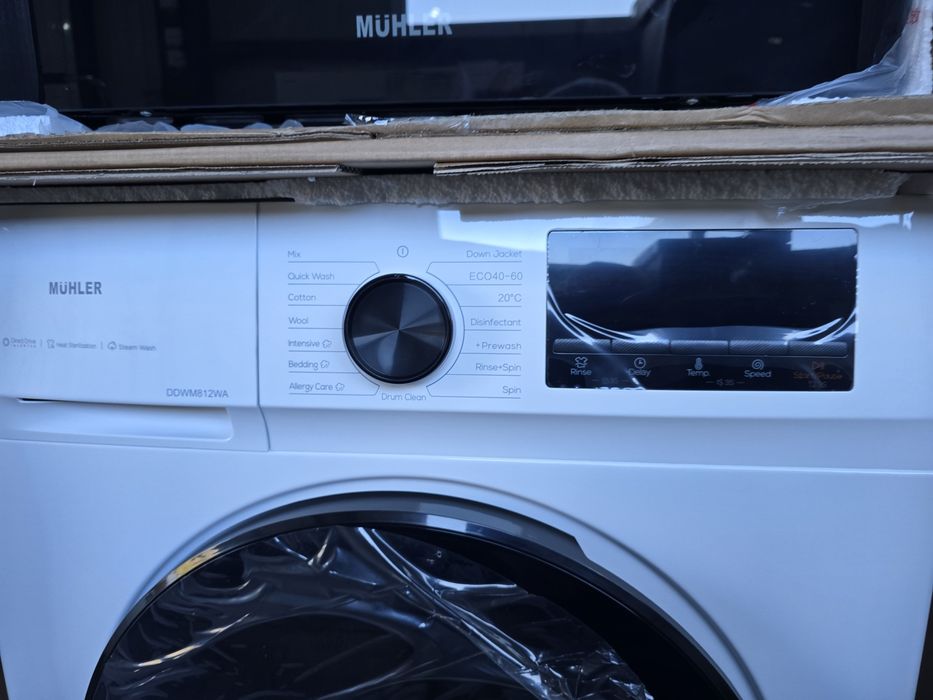 Нова инверторна Direct Drive пералня  Muhler 8 кг
