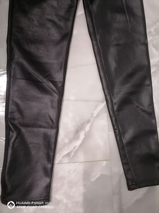 Colanți imitație piele