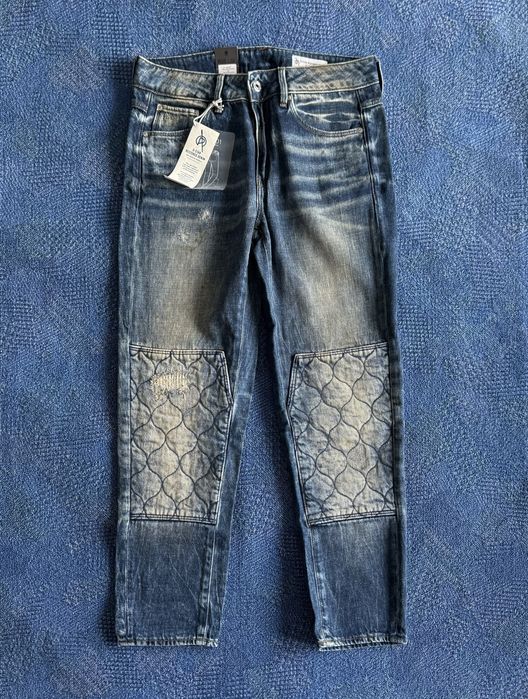 G-Star RAW 3301 Quilted Denim Mid Waist Boyfriend 7/8  ОРИГИНАЛНИ дамски дънки - 25-26