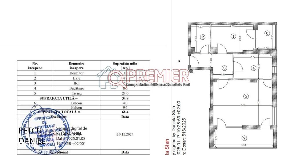 Vitan - Delta Vacaresti -  2 camere decomandat, spatios