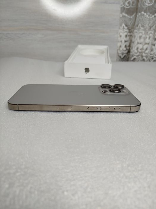 Продается iPhone 15 Pro Max 256Gb Sim Natural Titan, 98% ёмкость