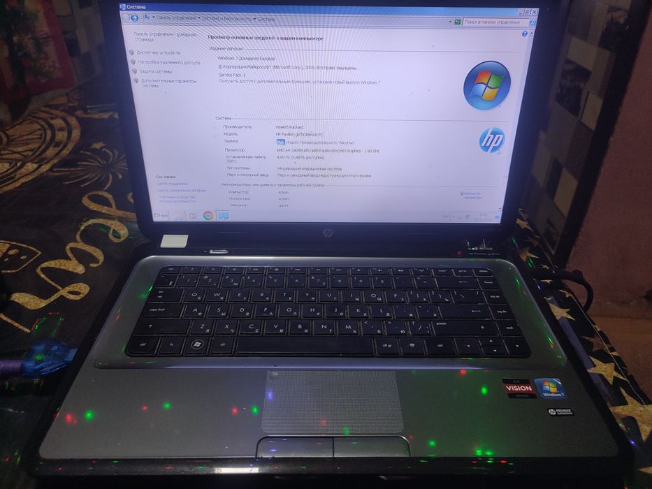 Продам ноутбук. HP Pavilion G. 4g/500g.